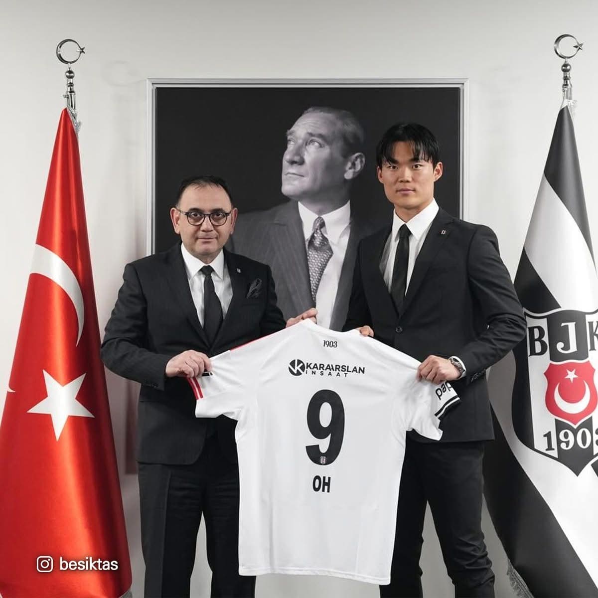 튀르키예 명문 베식타스의 새로운 9번