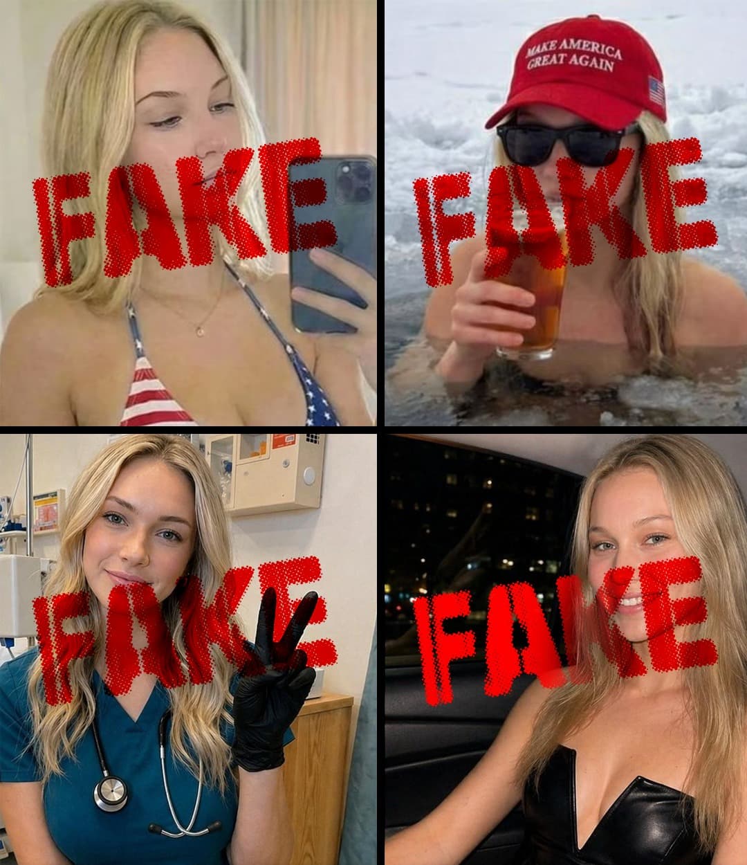 “애국적 간호사 ‘에밀리 하트’의 정체…AI가 만든 가짜 인플루언서였다”