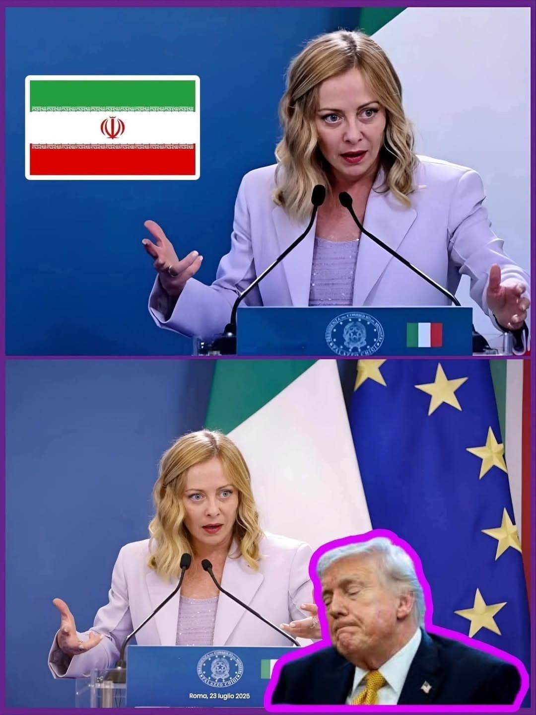 조르지아 멜로니 이탈리아 총리가 이란을 방문할 예정입니다.